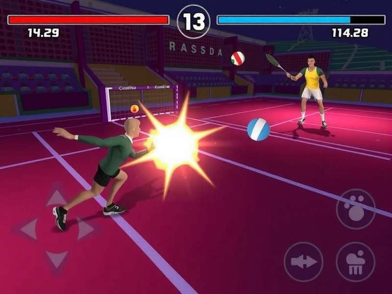 In-Game Action of Volley Masala Flare Volley Masala Flare Gameplay Screenshot